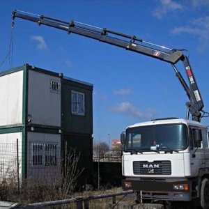 foto 6x2 MAN 6m valník+HR Hiab 200C