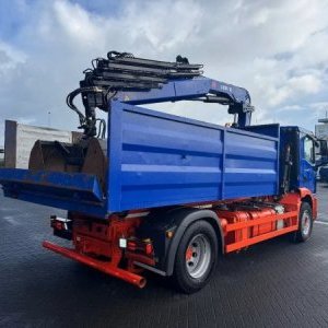 foto Zánovní Eur6 kontejner + HIAB + vana