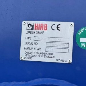 foto Zánovní Eur6 kontejner + HIAB + vana