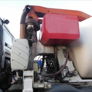 foto pumi 24m/9m3 beton mix+pumpa 8x4 MAN +Sermac