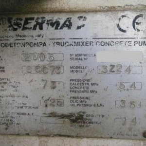 foto pumi 24m/9m3 beton mix+pumpa 8x4 MAN +Sermac