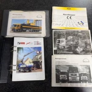 foto 6x2 MAN hák. kont. nosič + HIAB