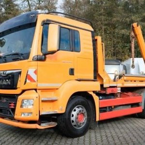 foto 18t řetězový kontejner MAN Eur6