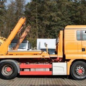 foto 18t řetězový kontejner MAN Eur6