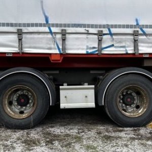 foto Eur6 BDF 7.3+7.3m MAN 6x2 +18t tandem lowdeck přívěs Fliegl/Krone
