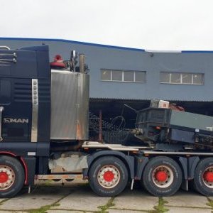 foto pera! 250t tahač 8x4 hydr. MAN TGA 41.660