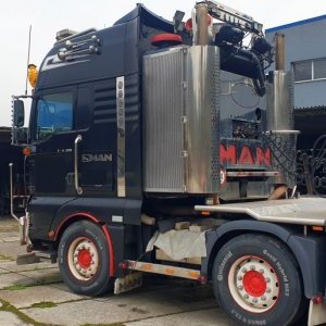 foto pera! 250t tahač 8x4 hydr. MAN TGA 41.660
