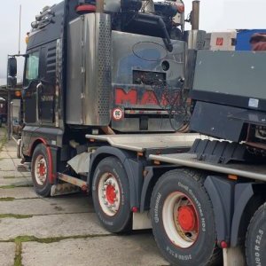 foto pera! 250t tahač 8x4 hydr. MAN TGA 41.660