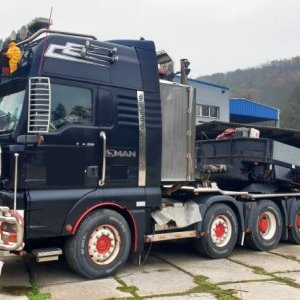foto pera! 250t tahač 8x4 hydr. MAN TGA 41.660