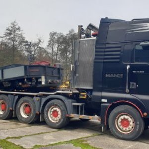 foto pera! 250t tahač 8x4 hydr. MAN TGA 41.660